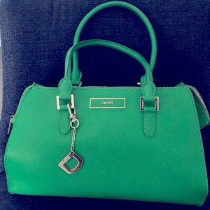 DKNY emerald green handbag